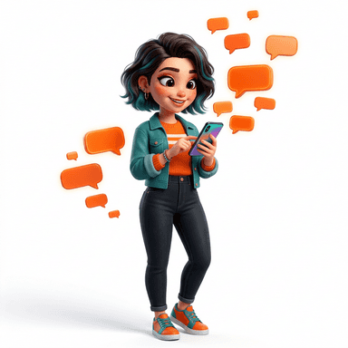 Person holding phone