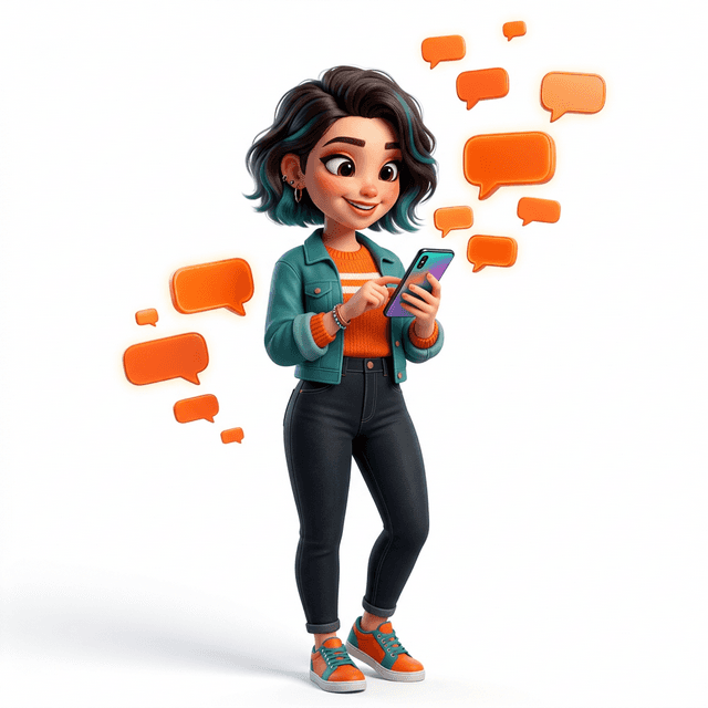 Person holding phone